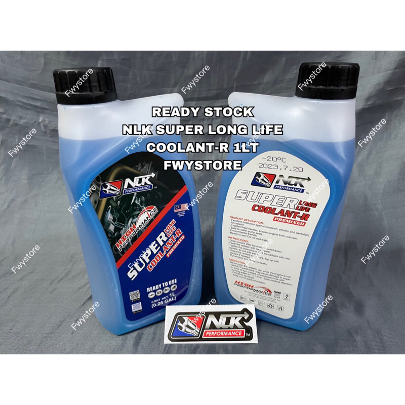 NLK COOLANT WATER COOLANT AIR COOLANT 1LT 1L 1LITER 1000ML AIR RADIATOR WATER RADIATOR BIRU BLUE