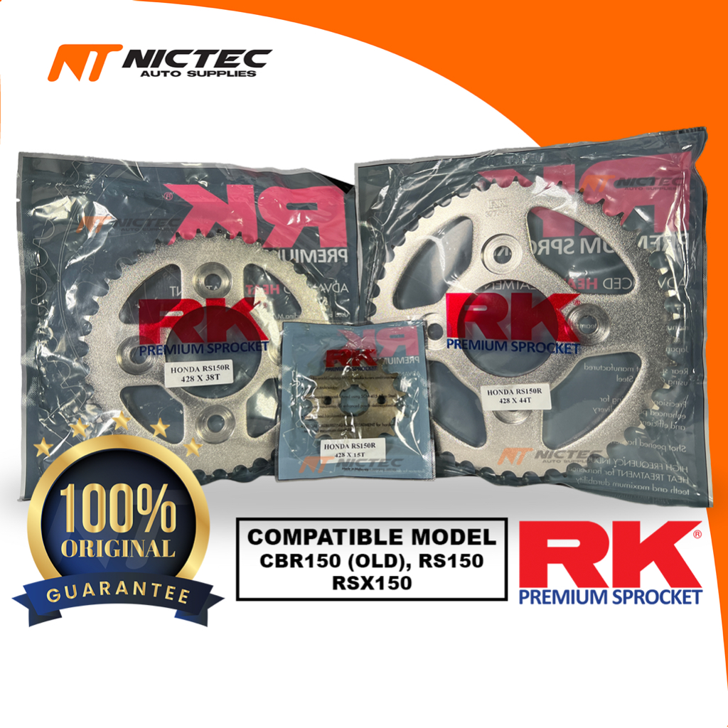 RK PREMIUM SPROCKET RS150 RSX150 CBR150 OLD 428 HARDEN STEEL