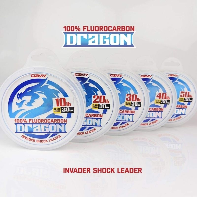 [มาใหม่] - Ozmy Dragon FC! ผู้นํา Fluorocarbon 100% , ผู้นํา tali peramut ozmy floro คาร์บอน tahan l