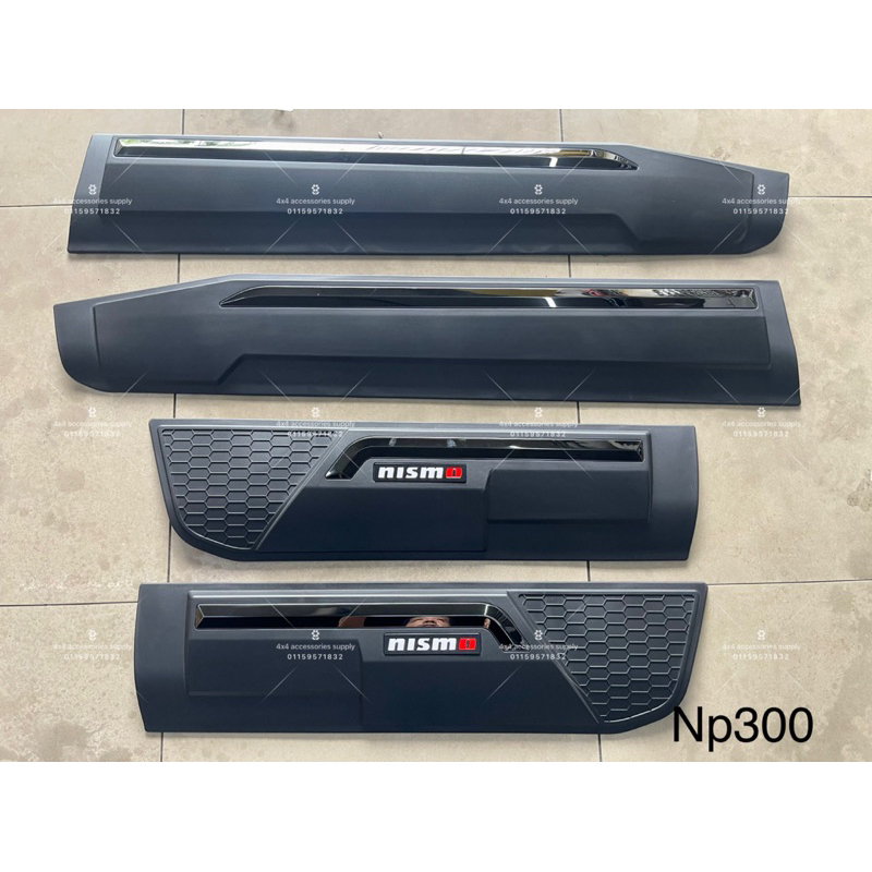 Nissan Navara Np300 Pro 4x 2016-2023 แผงประตู Body Moulding 4pcs Navara Np300 Pro 4x แผงประตู 4x4 รถ