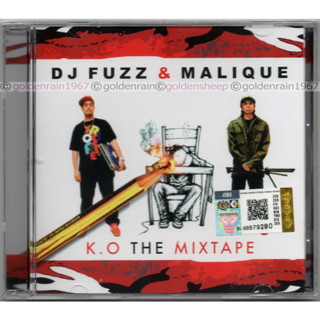 แผ่น CD เพลง DJ FUZZ &amp; MALIQUE (TOO PHAT &amp; JOE FLIZZOW) - K.O The MixTape 2023 UNIVERSAL MUSIC CD (Hip-Hop / Rap)