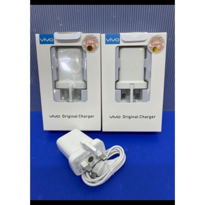(18W) 2in1 Dual-Engine Fast Charging Adapter ชุดสาย Micro USB vivo S1 X20 X21 Y17 Y19 Y20 Y20s V11i 