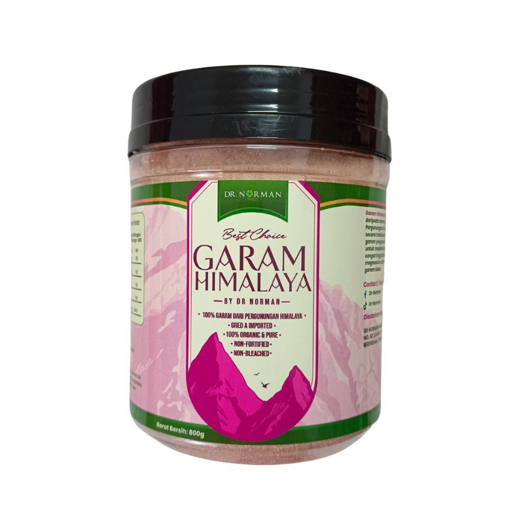 ดร. Norman Garam Himalaya Salt / Garam Bukit (800g)