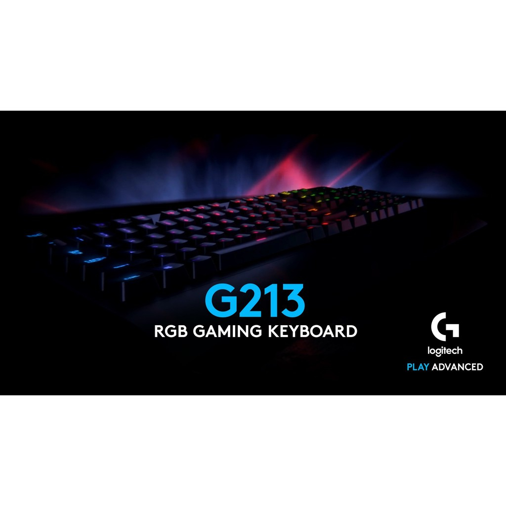 คีย์บอร์ดเกมมิ่ง LOGITECH G213 RGB