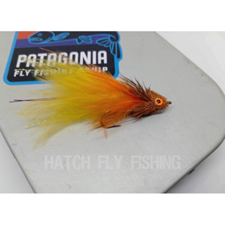 Fly lures ~ Black Death Muddler Fly (จมช้า) ขนาด 4 ตะขอสตรีมเมอร์