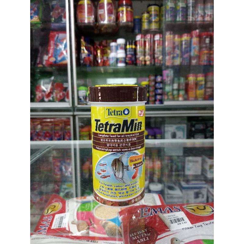 Tetra Min เกล็ดลอย 250ml/52g