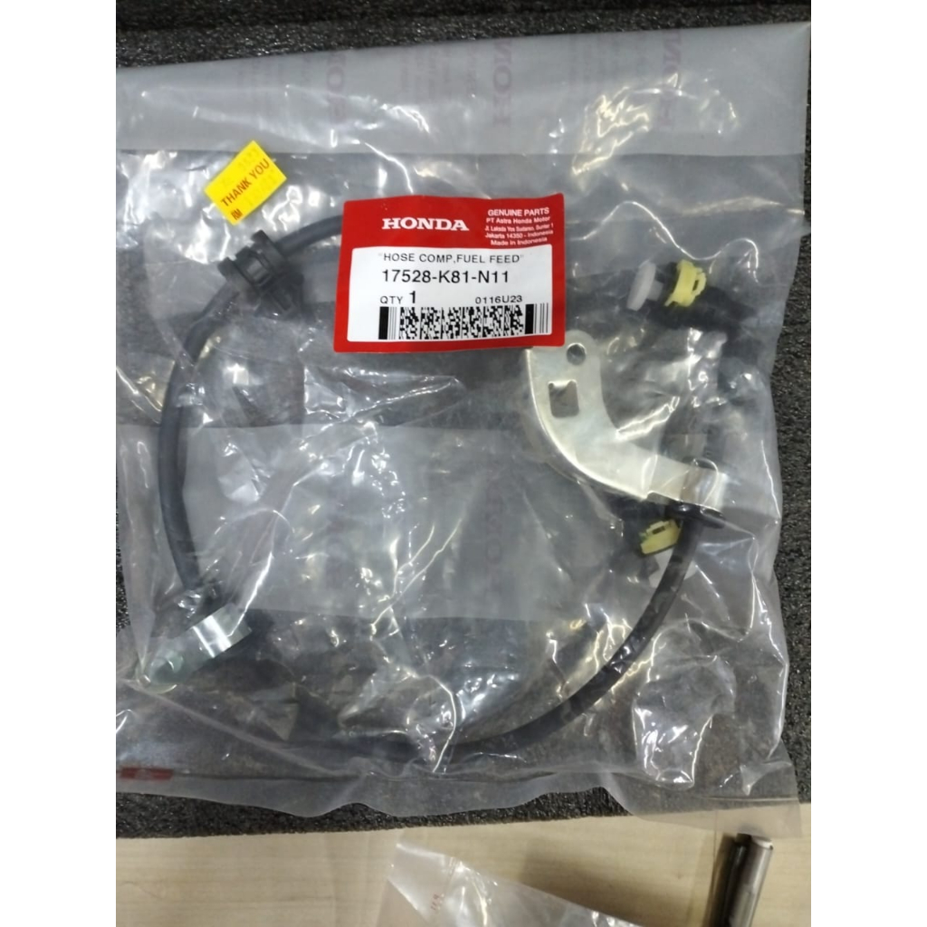 HONDA BEAT110 BEAT V1 HOSE COMP FUEL PIPE HOSE ( 17528 - K81-N11 )