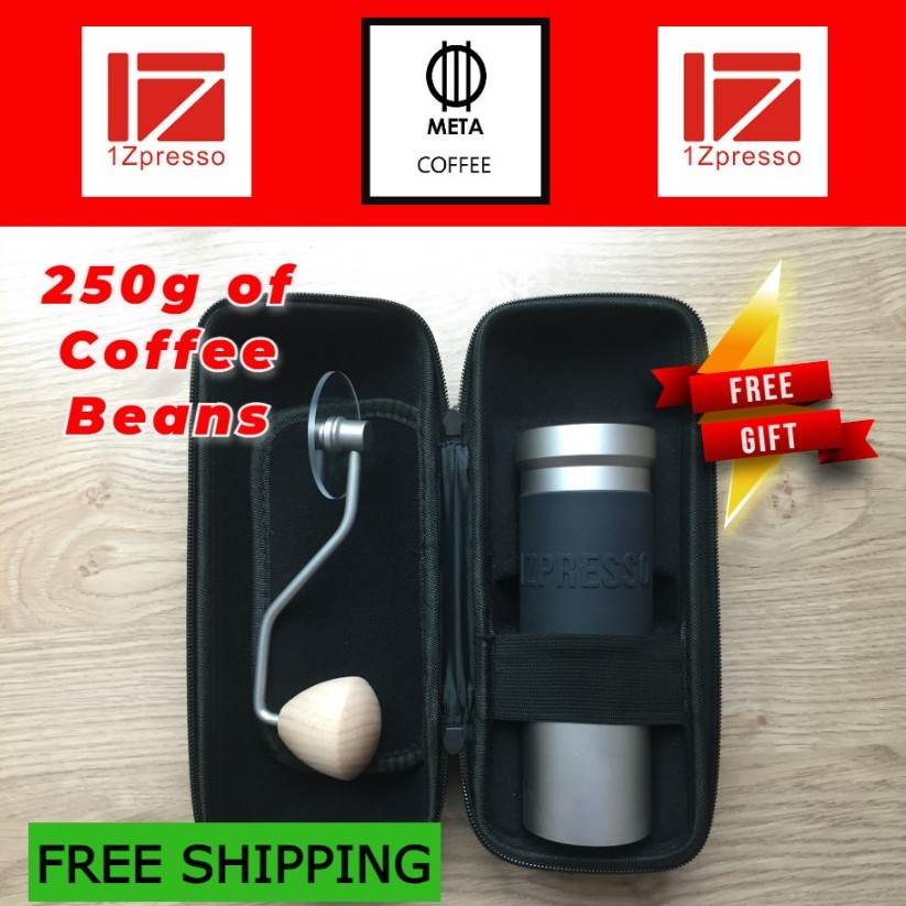 1zpresso JX-Pro เครื่องบดกาแฟแบบแมนนวล Plus ชุดกระเป๋าเดินทางกระบอก 1Zpresso