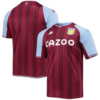 เสื้อกีฬาแขนสั้น ลายทีม Aston Villa Home Away Kits 2021/22