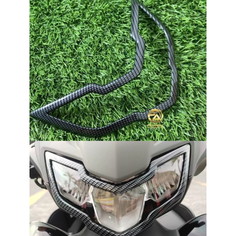 Yamaha Y15zr v2 LC135 V8 LC135 Fi หัวโคมไฟ y15v2 ไฟหน้าคาร์บอนกรณี Y15 Exciter150 ex150 mxking rc