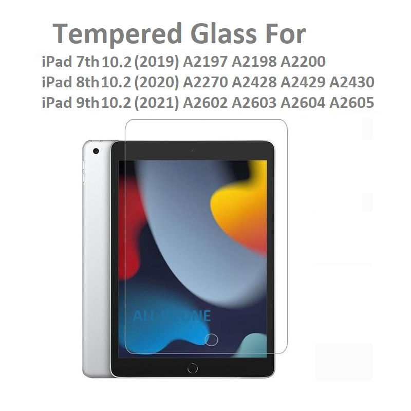 IPad 7th Generation 10.2 (2019) iPad 7 iPad 10.2 2019 A2197 A2198 A2200 กระจกนิรภัยป้องกันหน้าจอ