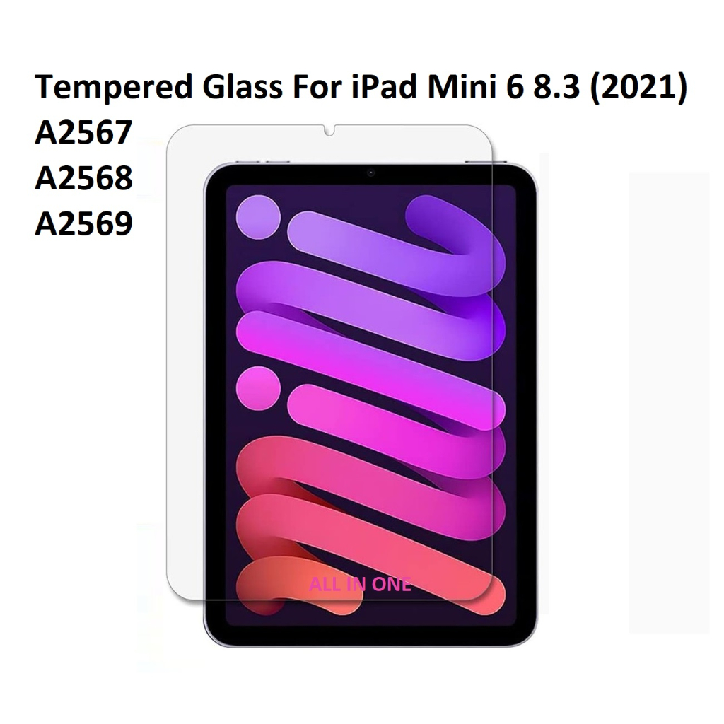 IPad Mini 6 8.3 (2021) A2567 A2568 A2569 กระจกเทมเปอร์ปกป้องหน้าจอ