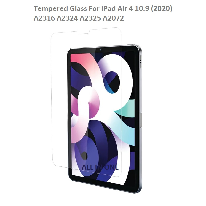 IPad Air 4 10.9 (2020) A2316 A2324 A2325 A2072 กระจกนิรภัยป้องกันหน้าจอ