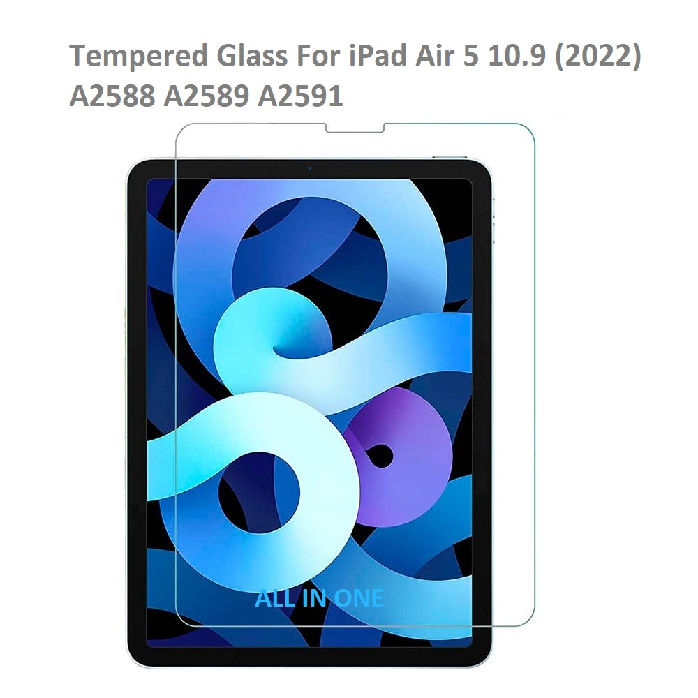 IPad Air 5 10.9 (2022) A2588 A2589 A2591 กระจกเทมเปอร์ปกป้องหน้าจอ