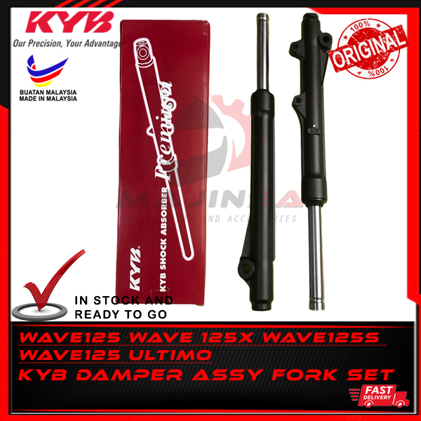 KYB HONDA WAVE125 WAVE 125X WAVE125S WAVE125 ULTIMO FORK SET DAMPER ASSY KYB KAYABA DA3002 DA3003