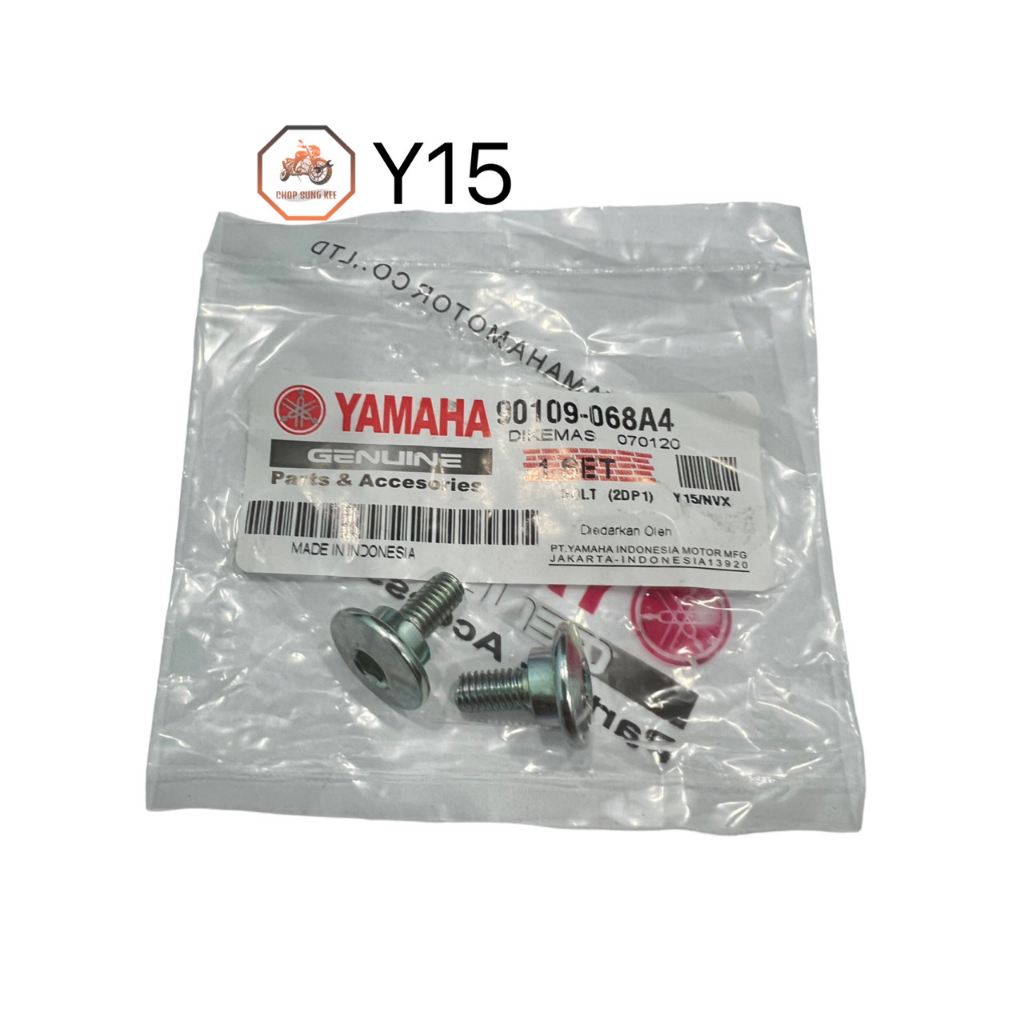 FRONT FENDER SCREW SET 90109-068A4 สําหรับ Y15 Y15ZR Y16 ZR