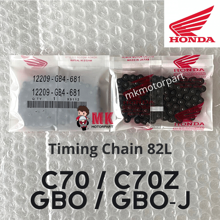 TIMING CHAIN Honda C70 / C70Z / GBO / GBOJ Rantai Chain Cam 82L [ 12209-GB4-681 ]