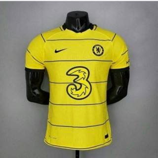 เสื้อกีฬาแขนสั้น ลายทีม Chelsea Away Player Version 2021/22