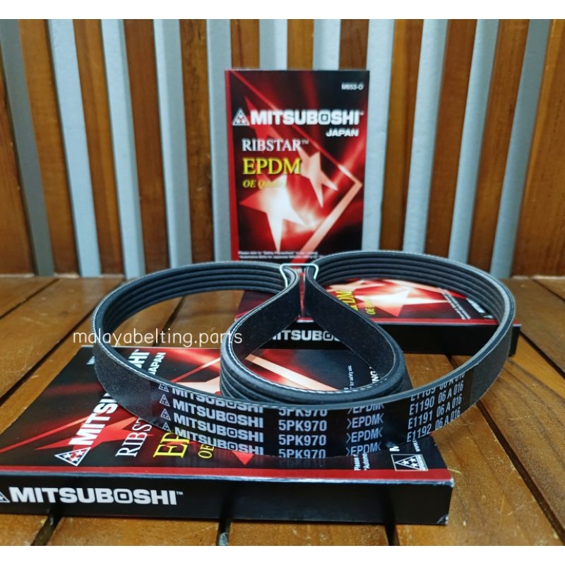 TOYOTA COROLLA ( AE80 / AE92 / AE101 / AE111 / AT171 ) ( 5PK970 ) FAN BELT MITSUBOSHI