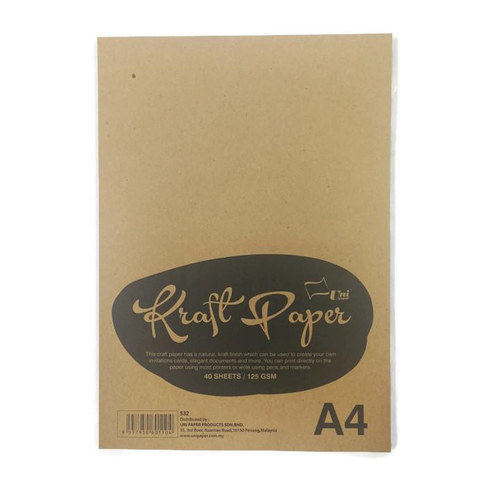 UNI PAPER KRAFT PAPER 40 แผ่น