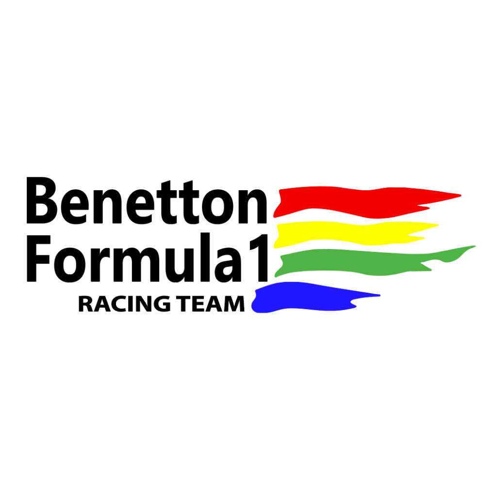 สติ๊กเกอร์ BENETTON , BENETTON FORMULA 1 RACING TEAM, มอเตอร์ติด, มอเตอร์ติด, มอเตอร์ SIKAL