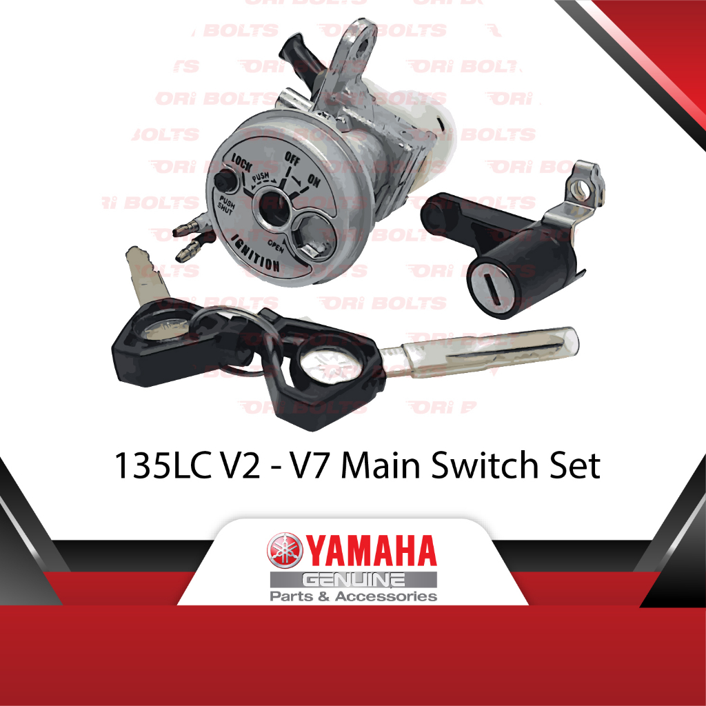 50C-XH252-02 Yamaha 135LC (4409) V2 V3 V4 V5 V6 V7 5 ความเร็วสวิทช์หลัก Kunci