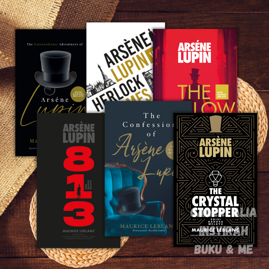 หนังสือนวนิยาย Arsene Lupin สํานักพิมพ์รุ่นมาเลย์ X