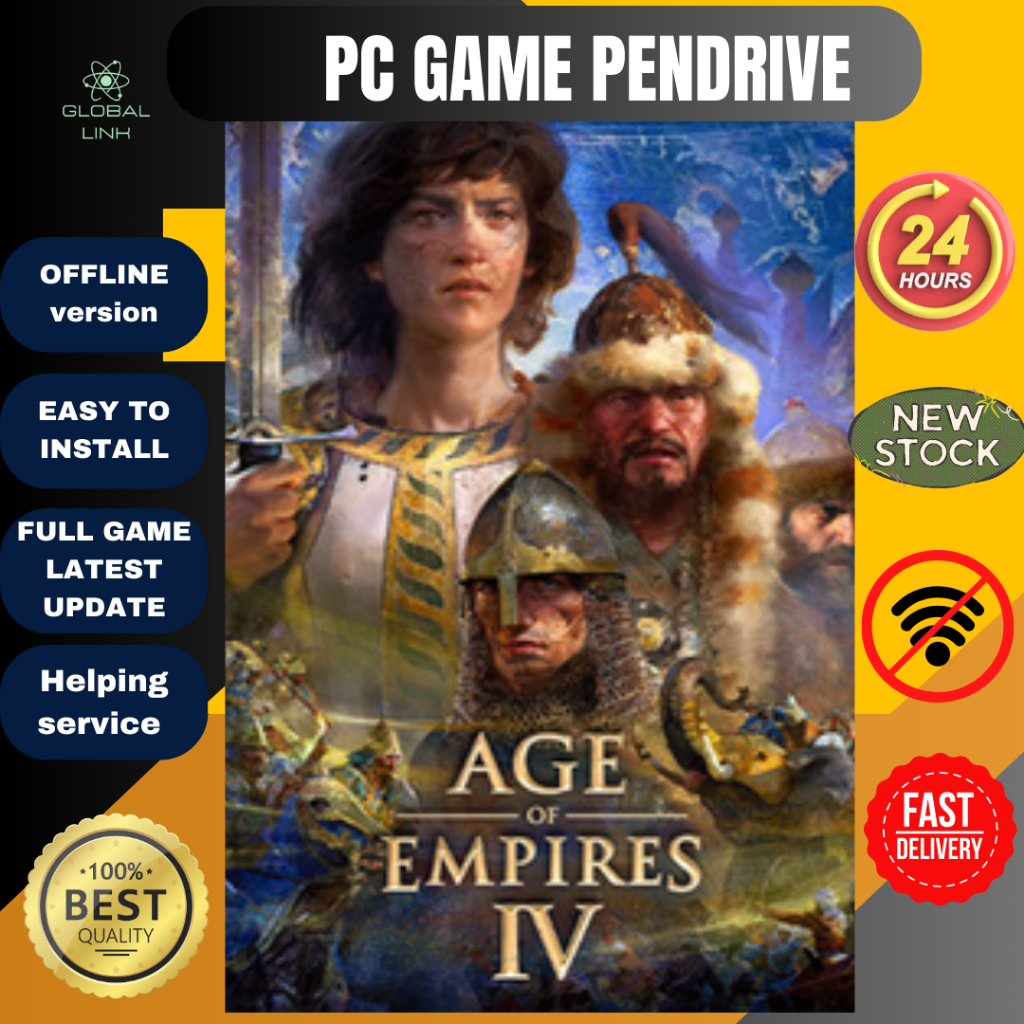 [เกม Pc] Age of Empires 4 - Offline [ Pendrive 32 GB]