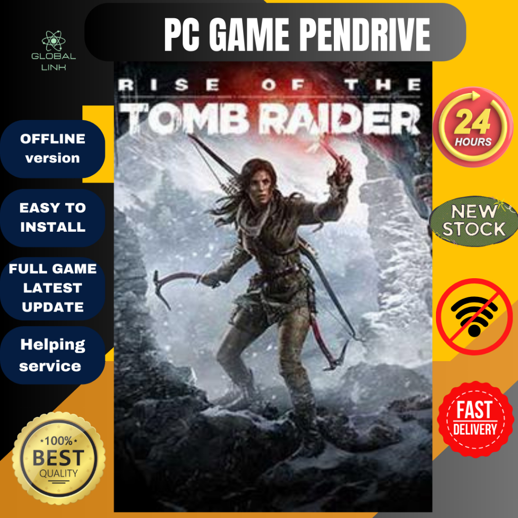 [เกม Pc] Rise of the Tomb Raider (v1.0.1026.0 + All DLCs) - Offline [ Pendrive 32 GB ]