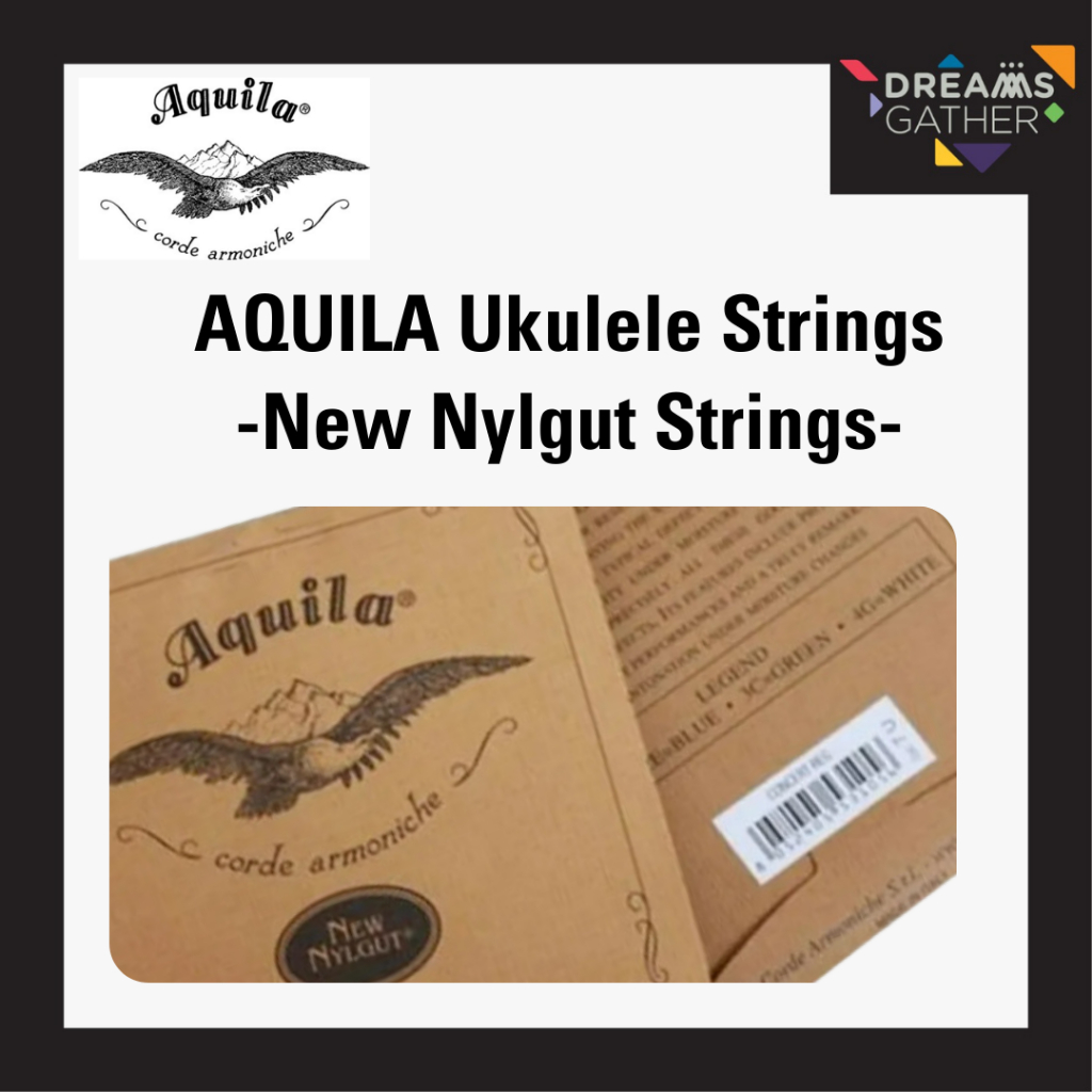 Aquila Ukulele Strings ไนลอน Soprano Ukelele Strings ใหม่ Nylgut Strings