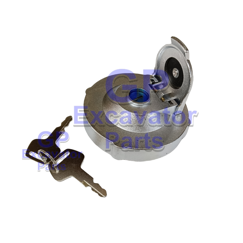 K907-2 / SK07N2 / SK07 / SK300 ฝาถังน้ํามันรถขุดไฮดรอลิก W/KEY