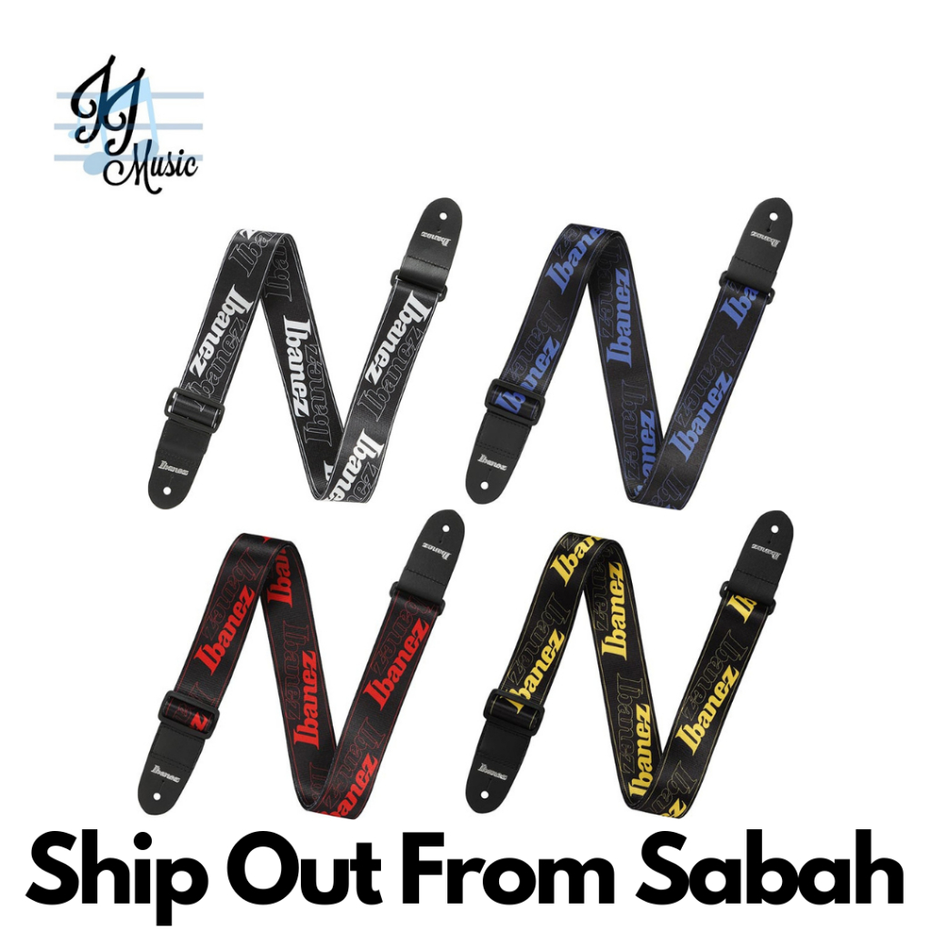 Ibanez GSD50 Design Strap (GSD50 P6 / GSD50 BL / GSD50 RD / GSD50 YE)