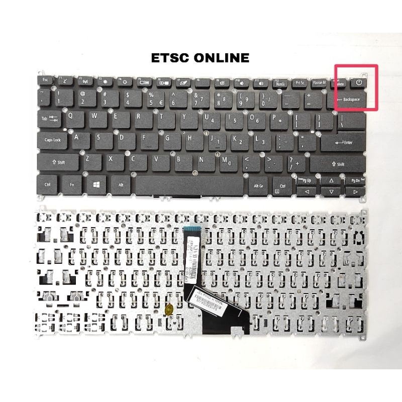 คีย์บอร์ด Acer Swift 3 SF314-42 SF314-57 SF314-57G SF314-58 SF314-58G N19C4 N19H4 US คีย์บอร์ด