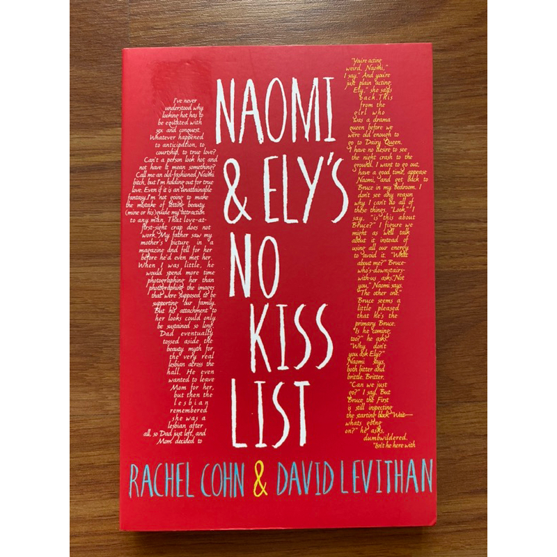 Naomi และ Elys No Kiss List โดย Rachel Cohn , David Levithan (Young Adult - Contemporary Romance)