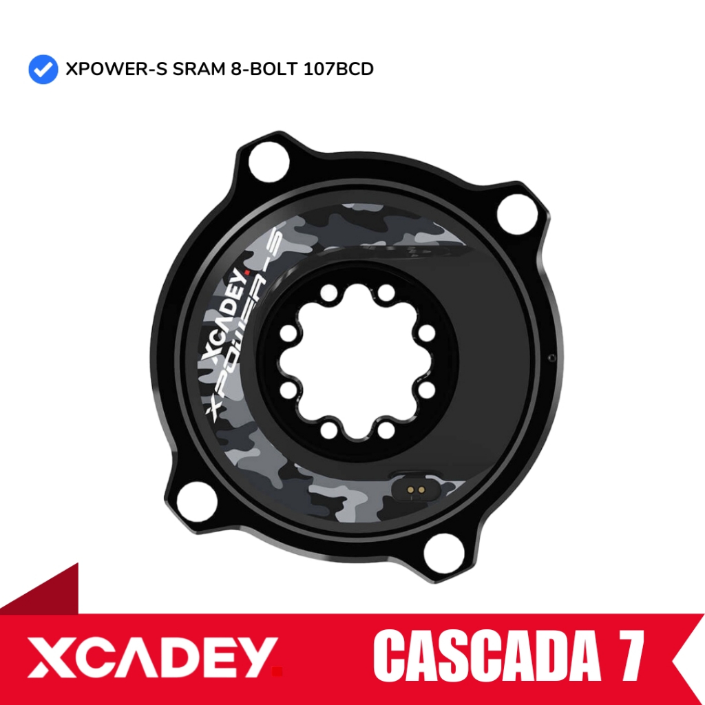 Xcadey Xpower-S Sram 8 Bolt 107 Bcd / เหมาะสําหรับ Sram Red / Sram Force AXS / Red Axs / Local Warra