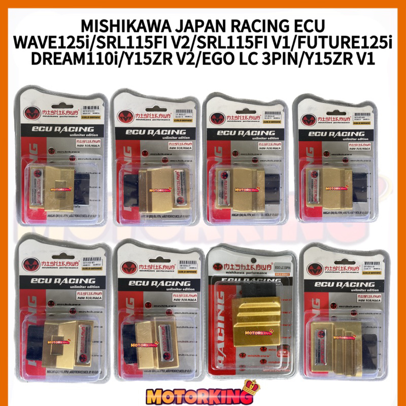 MIISHKAWA JAPAN RACING ECU WAVE125i SRL115 FI V2 SRL115FI V1 FUTURE125i DREAM110i Y15ZR V2 EGO LC 3P