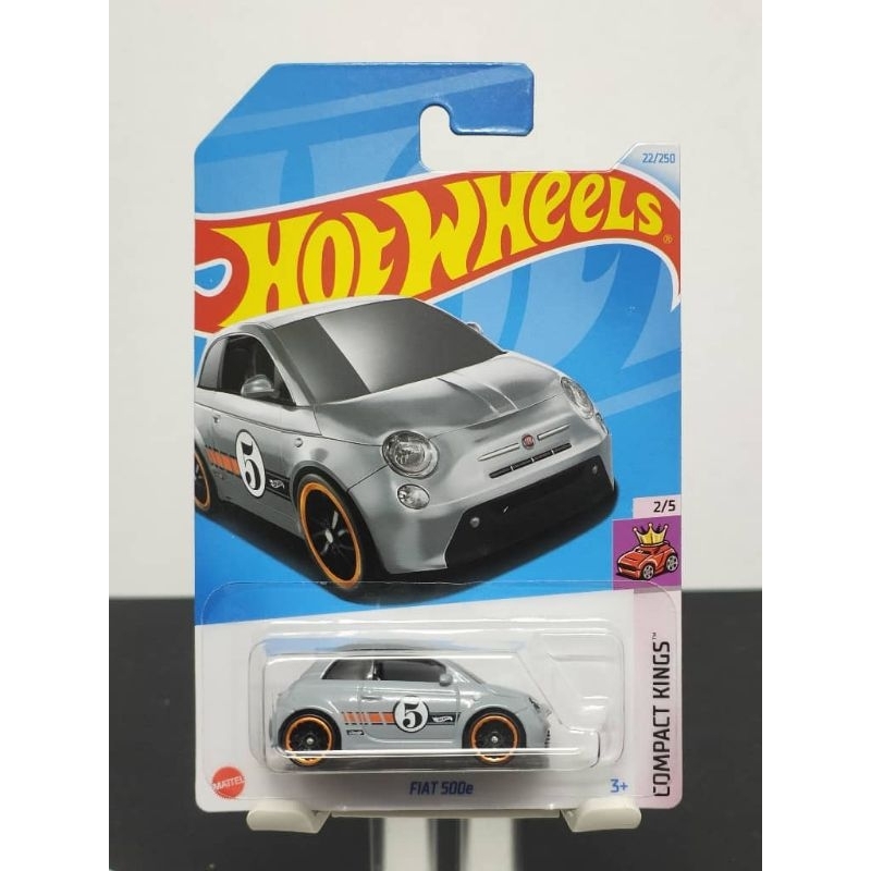 Hot Wheels Fiat 500e - สีเทา No 5 (22/250 - 2024 - COMPACT KINGS 2/5)