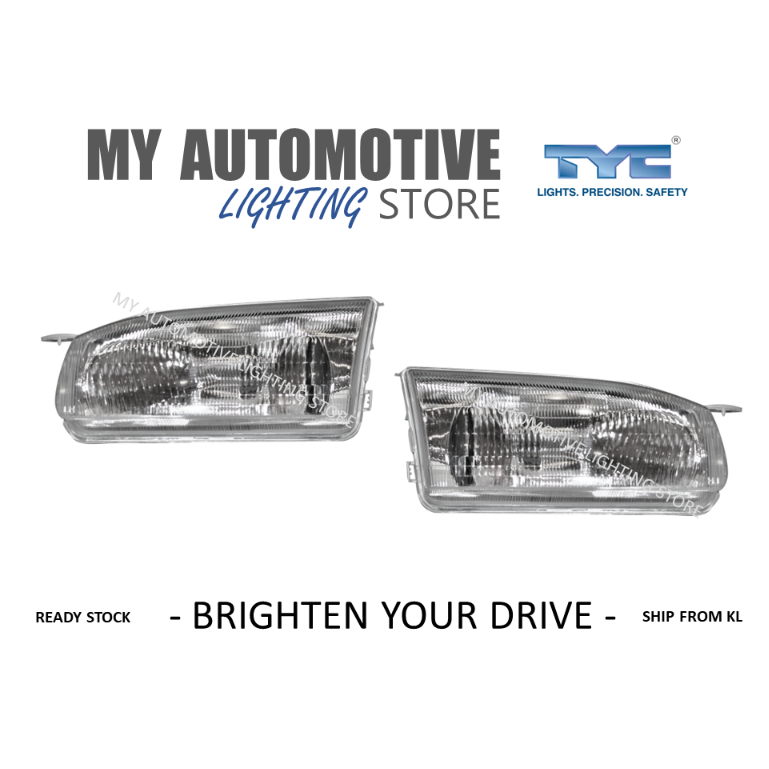 (TYC) Toyota Corolla SEG AE110/AE111 1995-1998 ไฟหน้า, ไฟหน้า, Lampu Depan