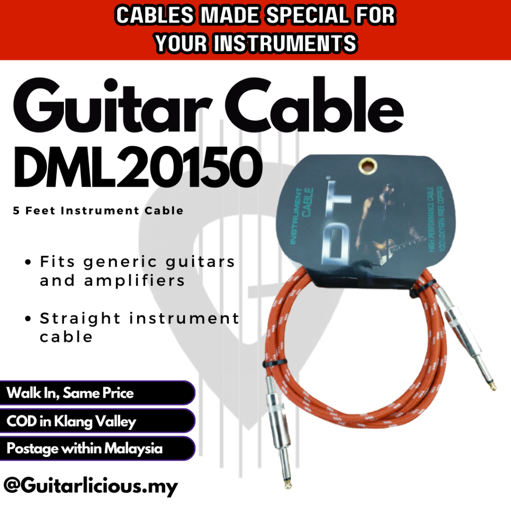 สายเครื่องมือ DT (DML 20150 / DML 20300 / DML 20600 / DML20) 1.5m/ 5ft; 3m/ 10ft; 6m/ 20ft