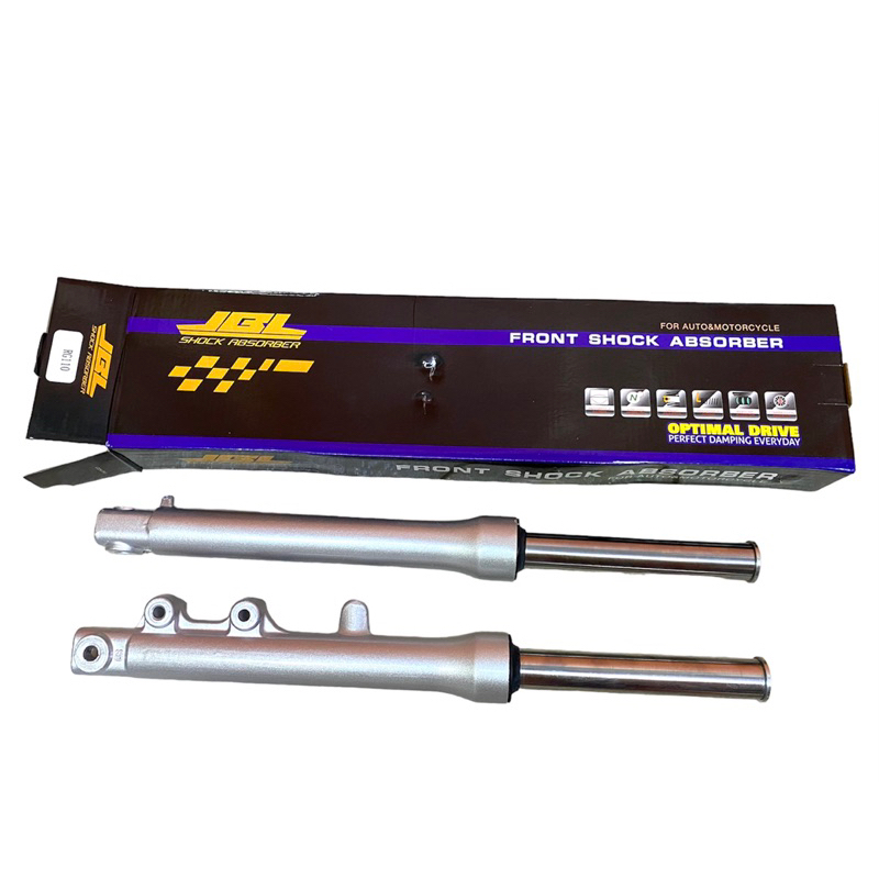 RG110 RGV FRONT FORK SET SOBAR DEPAN COMP SILVER 1-ชุด
