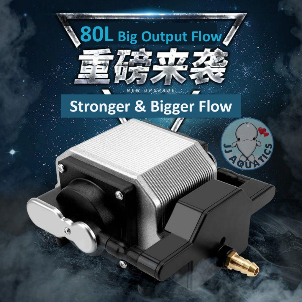 Aquablue Aquarium Air Pump ปั๊มออกซิเจน AP-80A/AP-50A/AP-30A/AP-20/AP-10 Aquarium Fish Tank ใช้ Stro