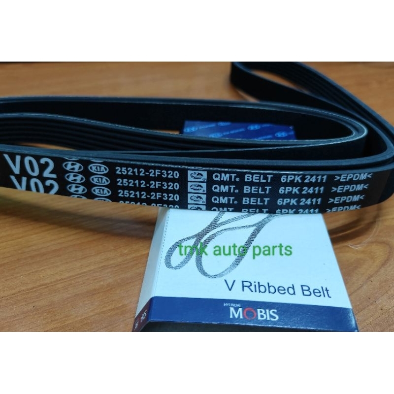 HYUNDAI (6PK2411) SANTAFE 2.2CC 2013Y FAN BELT(25621-2F320)