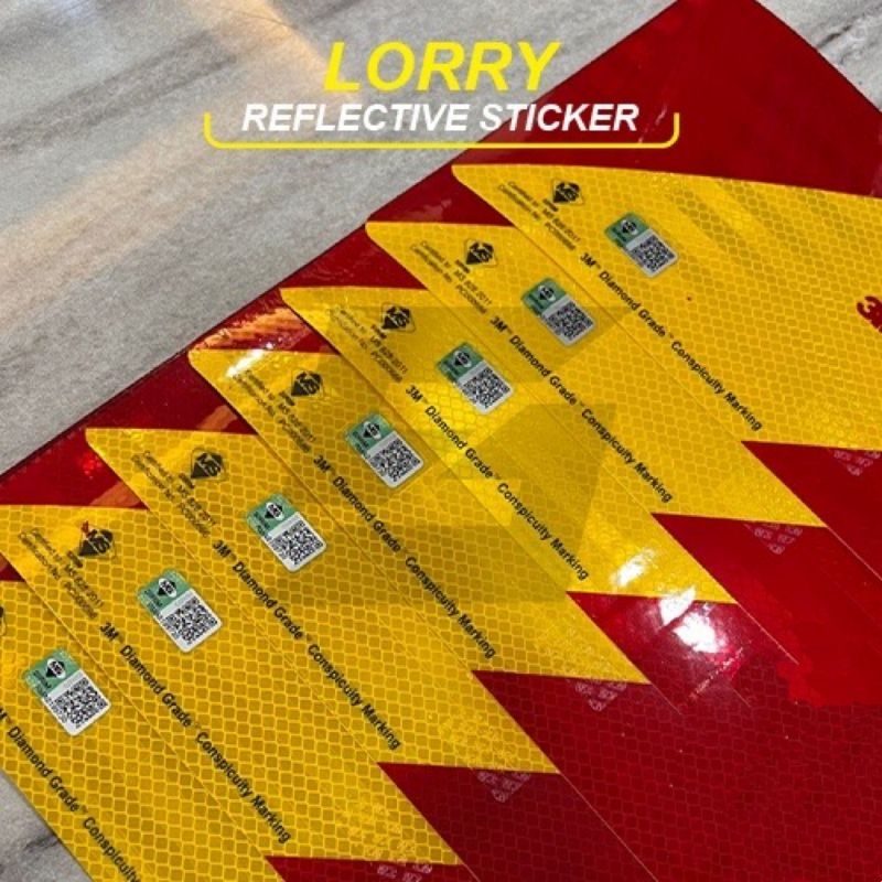 สติ๊กเกอร์ Puspakom Sirim, สติ๊กเกอร์ JPJ, สติ๊กเกอร์ Lori, สติ๊กเกอร์สะท้อนแสงเกรดเพชร 3M, สติ๊กเกอร์ทดสอบรถบรรทุก - รูปที่ 4