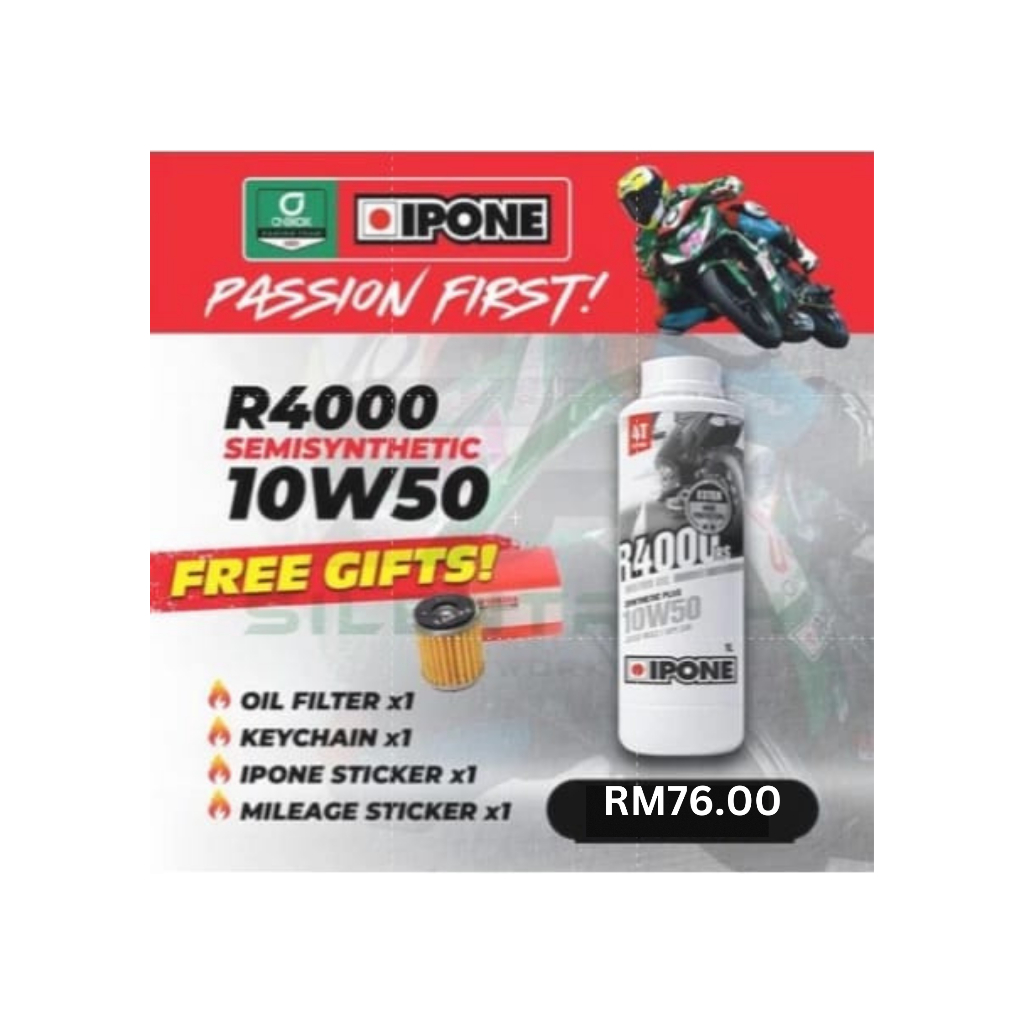 น้ํามัน IPONE R4000 SEMI SYNTHETIC 10W50