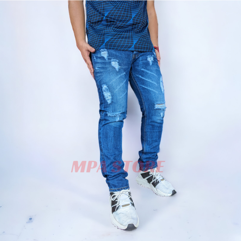 [ADS CHP MIX] SELUAR JEANS SKINNY CHAPEL / SELUAR JEANS TON KOYAK KAIN GETAH / RIPPED JEANS PREMIUM