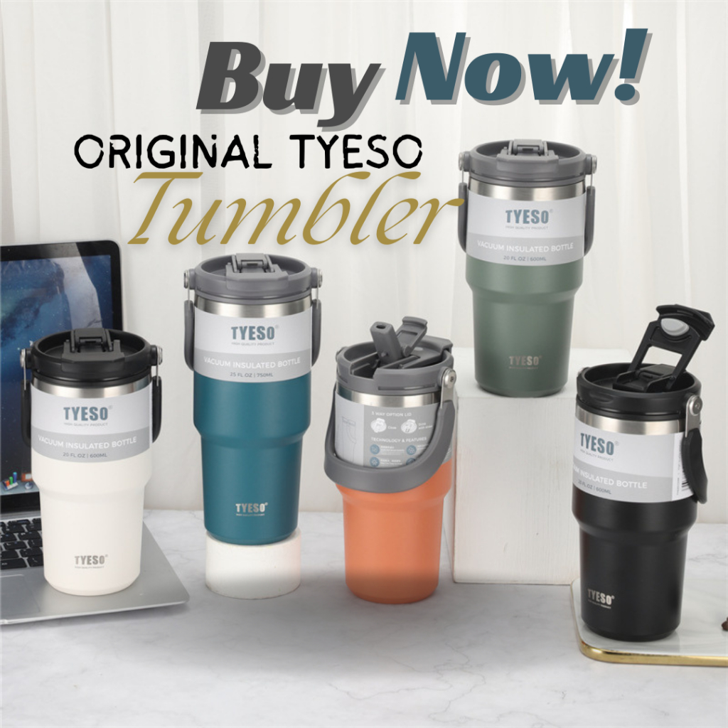 HOT ITEM TYESO TUMBLER WITH HANDLE 600ML/750ML/900ML
