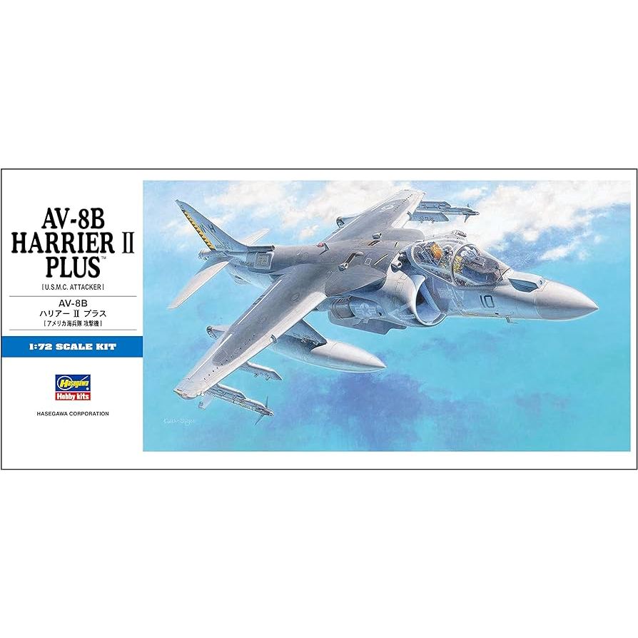 Hasegawa 1/72 AV-8B Harrier II Plus