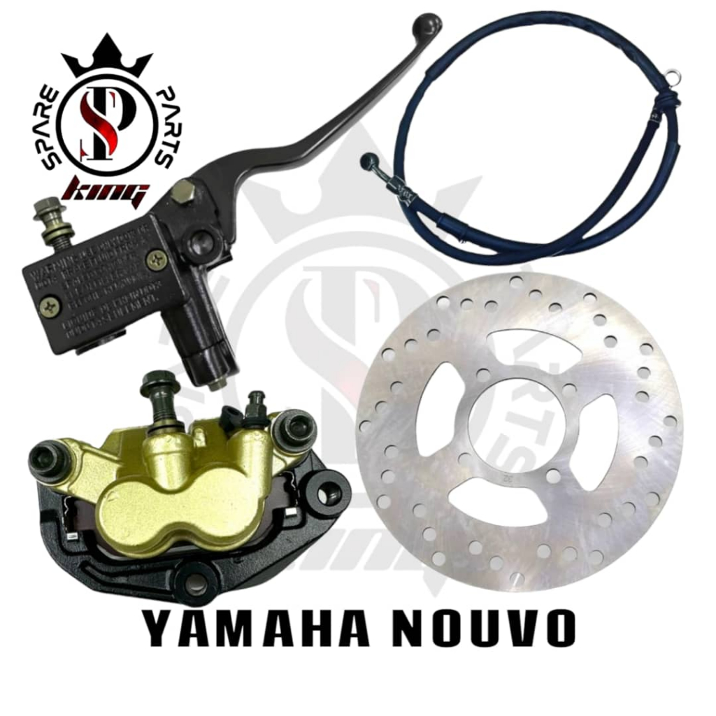YAMAHA NOUVO ชุดปั๊มเบรกหน้าชุดเต็มชุดพร้อมแผ่นดิสก์ชุดระบบเบรกชุด