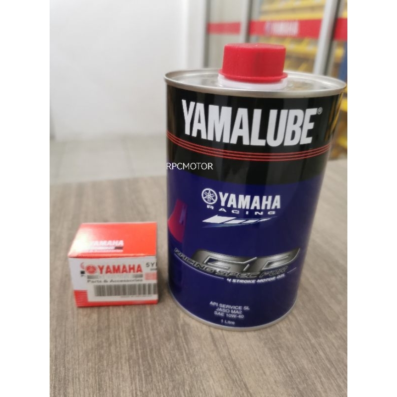 YAMAHA 4T RS4GP RS4 GP RACING 100% FULLY SYNTHETIC 10W40+เครื่องตัดน้ํามัน