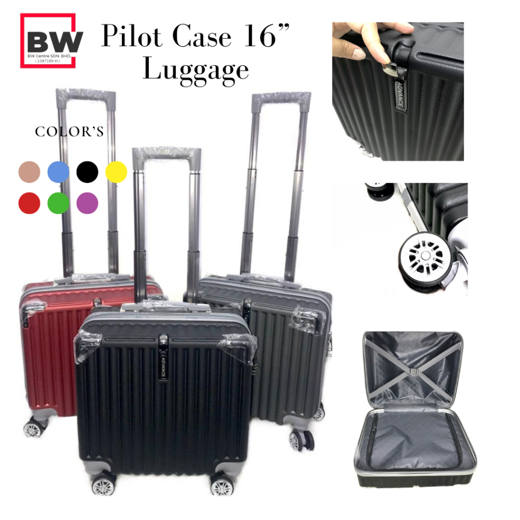 Advance กระเป๋าเดินทาง 067 Pilot Case 16" กระเป๋าเดินทาง ซิปกระเป๋าเดินทาง, กระเป๋าคล้องมือ, กระเป๋า